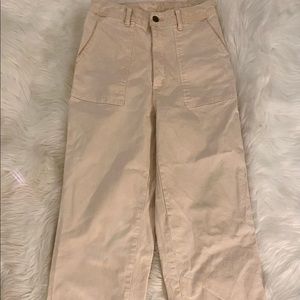 Cropped Wide Leg Pants